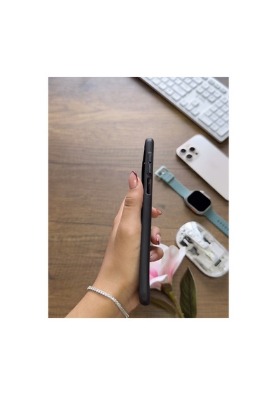 Redmi Note 9 Uyumlu Süper İnce Mat Ultra Thin Silikon Kılıf Lacivert