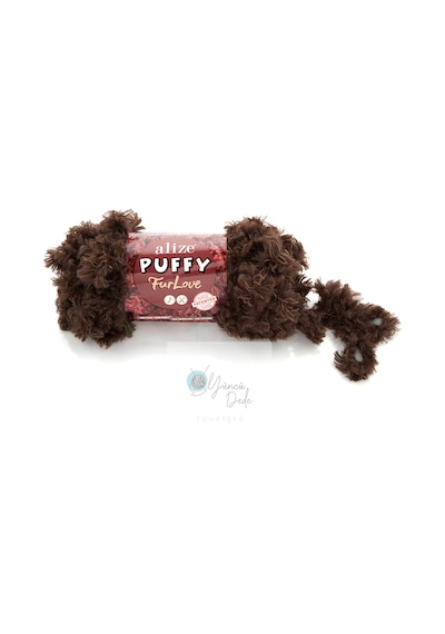 1 Adet Puffy Furlove 493 Elle Örülen Kalpli Yastık Bebek Battaniyesi Örgü Ipi