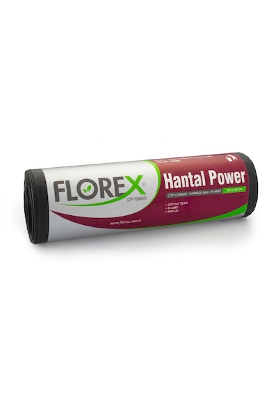 Şeylişeyler - Florex Hantal Çöptorbası 1000 Gr 10'lu Battal Boy Ekstra Dayanıklı Endüstriyel Poşet 1 Rulo