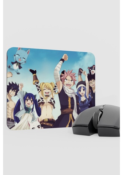 Fairy Tail Anime V4 - 22x18 Gaming Kauçuk Kaymaz Taban Mouse Pad Fare Altlığı