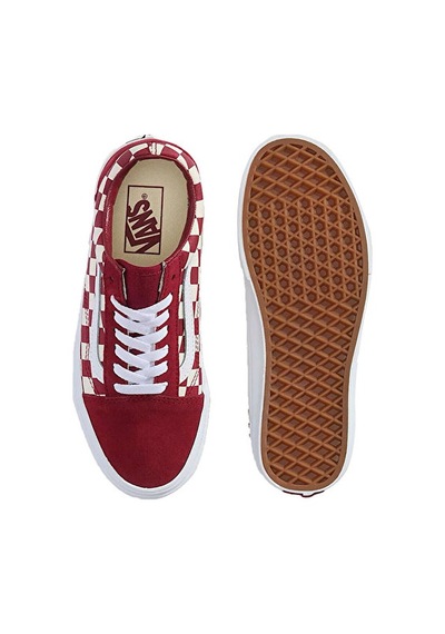 Vans Old Skool Unisex Günlük Ayakkabı Vn000db3y521 Kırmızı Kırmızı