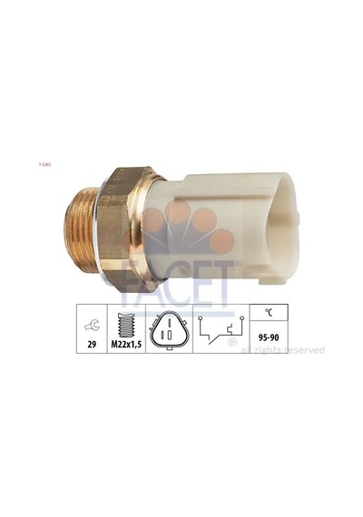 Facet 75262 Fan Musiri 1j0959481 6x0959481