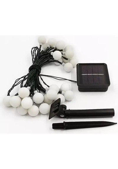 Solar 5m 28 Led Top Gün Işığı Siyah Kablolu Tdrtr