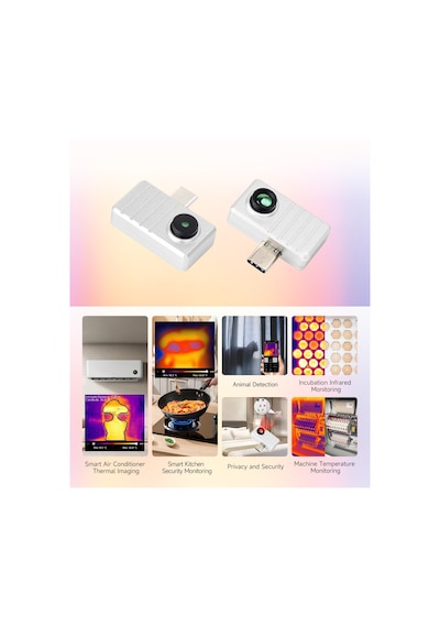 Thermal 90 Usb-c Termal Kamera 80x62 Ir Görüntüleme Modülü - Android/pc Uyumlu Kızılötesi Termal Sensör