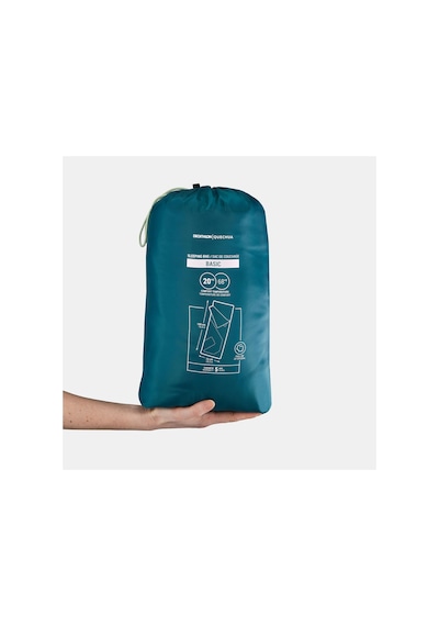 Quechua Outdoor Uyku Tulumu - Turkuaz - Arpenaz 20 C Konfor Turkuaz