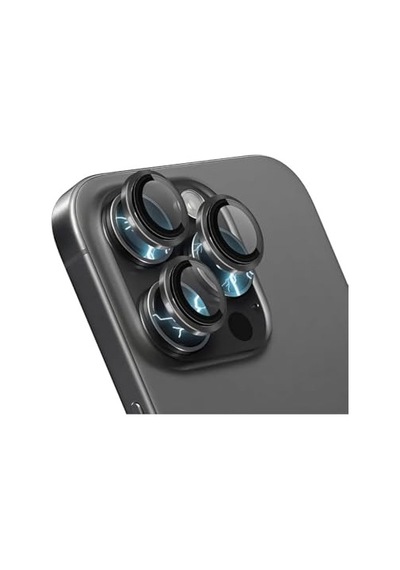 Ayrex 15 Pro Ve 15 Pro Max Uyumlu Kamera Lens Koruyucu Temperli Cam Kamera Koruyucu 9h Sertlik Hd Şeffaf Kamera Lens Ka