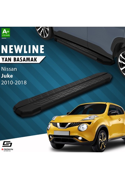 S-dizayn Nissan Juke Newline Siyah Yan Basamak 173 Cm 2010-2018