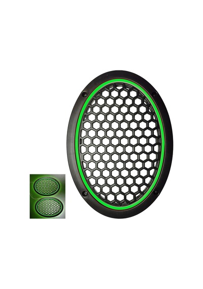 Mıdrange Kapağı Neon Ledli Oval Yeşil 2 Adet Azn