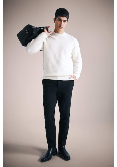 Defacto Tailored Regular Fit Düz Paça Pantolon D3707ax25wnbk27 Siyah-bk27