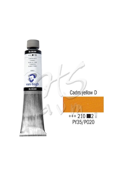 Van Gogh Yağlı Boya 200 ML Seri:2 No:210 Cadmium Yellow D