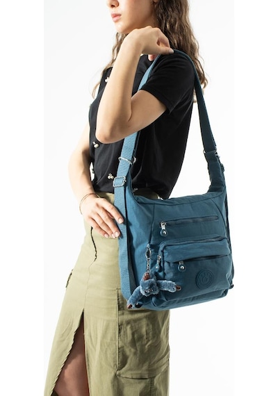 Baginn İster Sırt İster Omuz İster Çapraz Askılı Fonksiyonel Kullanım Kadın Çantası 28 28 Cm 571 Collection Mavi