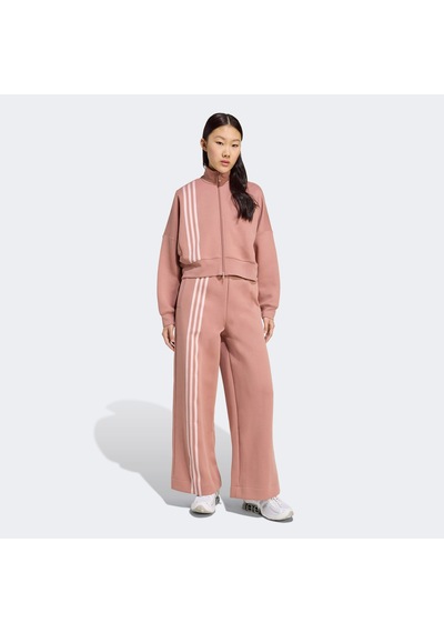 Adidas 3 Stripes Zipup Kadın Kahverengi Sweatshirtjw3609 Pembe