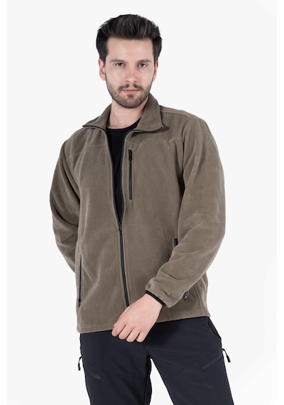 Owl Polar Ceket Tam Fermuarlı 3 Cepli Haki
