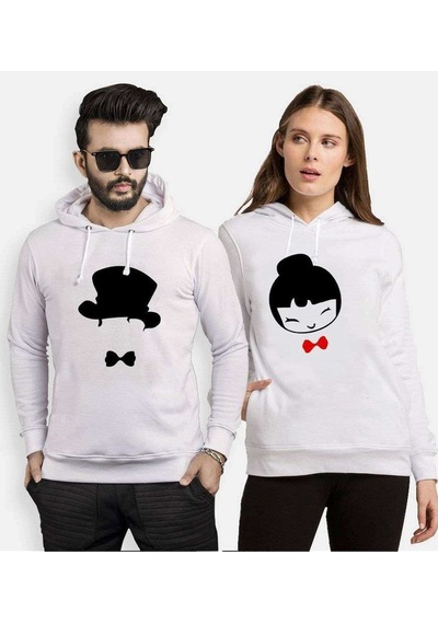 Tshirthane Papyon Sevgili Kombinleri Kapüşonlu Kombini