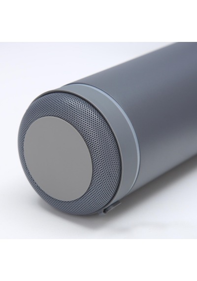 Bluetooth Hoparlörlü Paslanmaz Çelik Termos 600 Ml-çift Katmanlı Gri