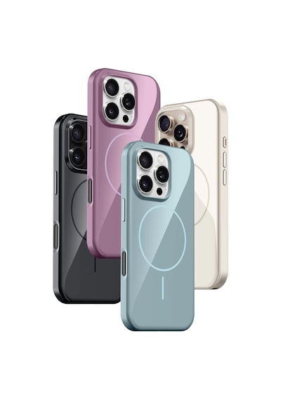 Apple Uyumlu iPhone 16 Pro Max Hbc-300 Beat Magsafe Kılıf - Beyaz