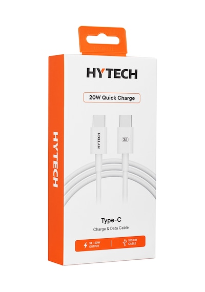 Hytech HY-XTP22 1 M 3 A Type C To Type C Hızlı Data Şarj Kablosu