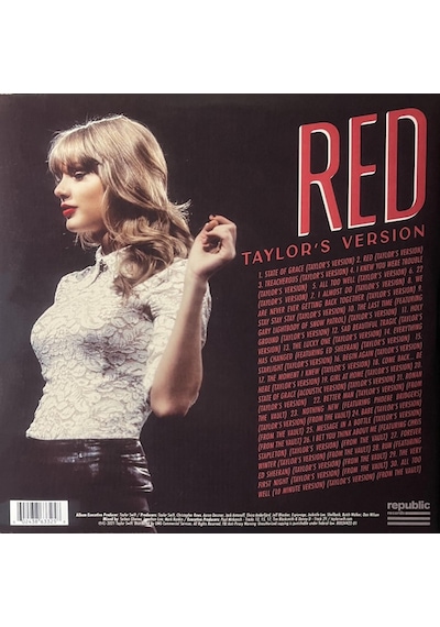 Taylor Swift - Red Taylor's Version 4 Plak