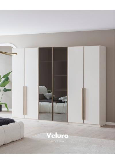 Valore 6 Kapaklı Dolap & Gardırop Beyaz