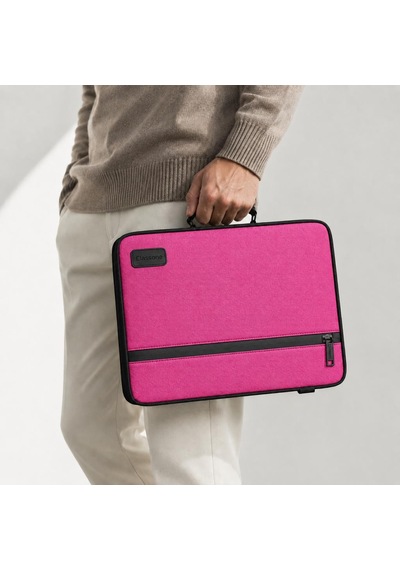 Classone 3in1 Serisi Clk146 13,14 İnch Uyumlu Tablet, Laptop El Ve Omuz Çantası Pembe