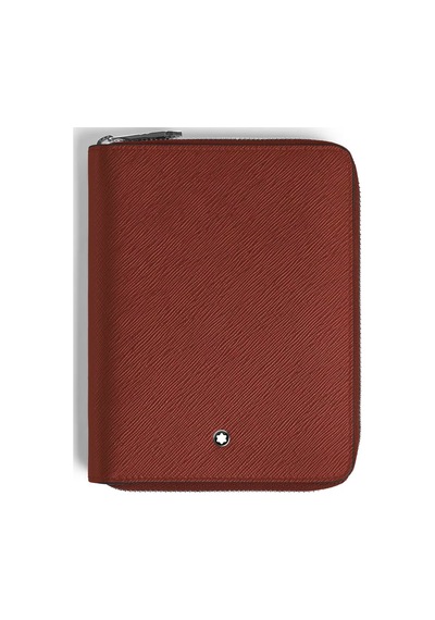 Montblanc Sartorial Deri Fermuarlı 5li Kalemlik 223035 Kırmızı