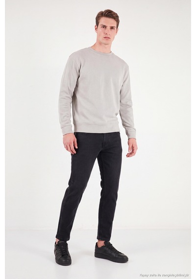 Buratti Pamuklu Normal Bel Boru Paça Jeans Erkek Kot Pantolon 5901f03mılano Siyah