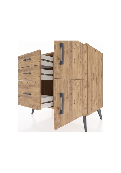 Hyperion Şifonyer Tek Raflı 3 Çekmeceli 2 Kapaklı 88x44x80 Çam-çam Çam Hyperion Şifonyer Tek Raflı 3 Çekmeceli 2 Kapaklı 88x44x80 Çam-çam Çam