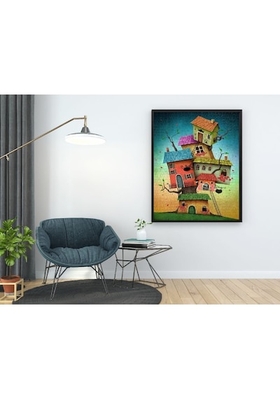 Nova 1000 Parça Soy Ağacı/Fantastik Evler Puzzle - Annnmei
