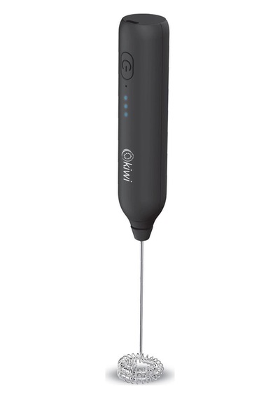 Kcw-1223 Pratik Usb Şarjlı Süt Ve Kahve Köpürtücü Hız Ayarlı Siyah Siyah