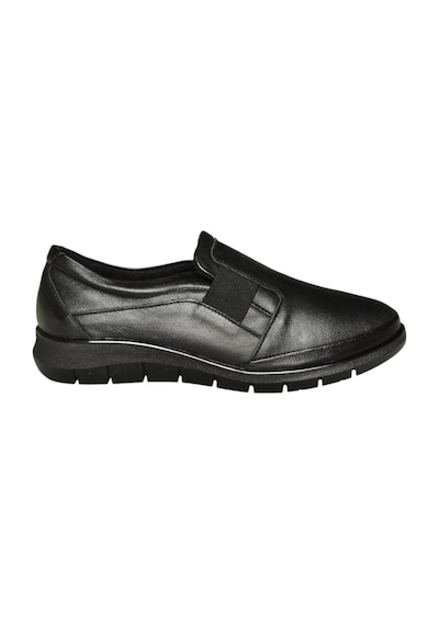 Fox Shoes V324991003 Siyah Hakiki Deri Günlük Kadın Ayakkabı Siyah-hakiki Deri