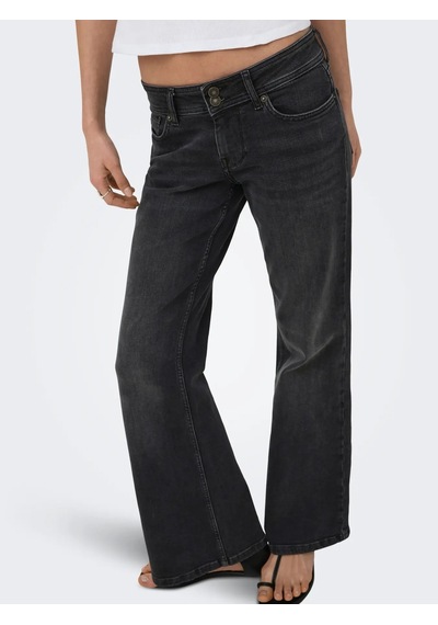 Only Onljudy-o Düşük Bel Kadın Denim Pantolon 15377238 Siyah
