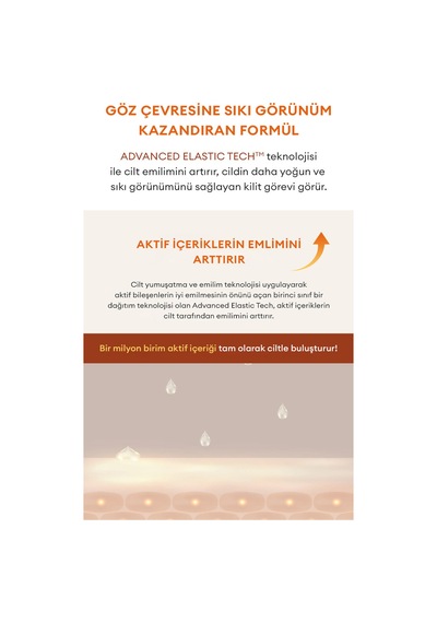 Cilde Sıkı Ve Elastik Görünüm Kazandıran Göz Bakım Kremi Time Revolution Primestem100 Eye Cream