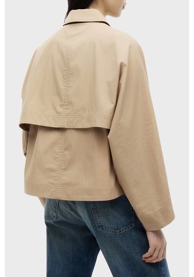 Tommy Hilfiger Logolu Su İtici Regular Fit Ceket Kadın Mont Ww0ww49844 Aeh Camel