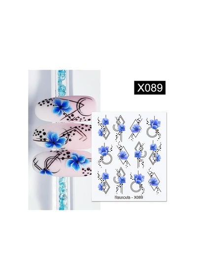 Su Transferli Nail Art Sticker X089 52340-9