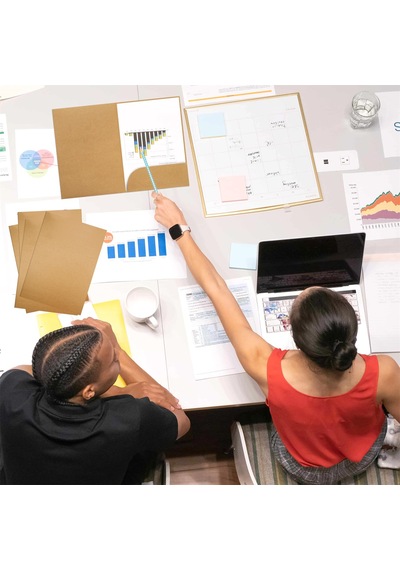 "10 Pack Office, Okul Ve Seyahat Organizasyonu İçin Çevre Dostu Kraft Kağıt A4 Dosya Klasörleri" Çok Renkli