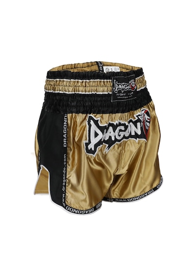 Dragondo Mt3075 Retro Neo Muaythai Şortu Gold Muay Thai Şort Altın Gold