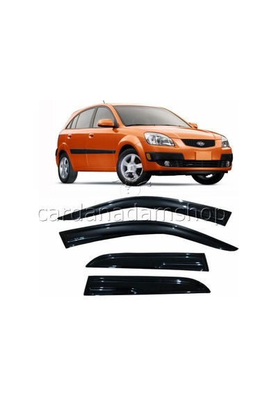 Kia Rio Cam Rüzgarlığı 2006-2011 Hb Kasa Uyumlu 4 Parça