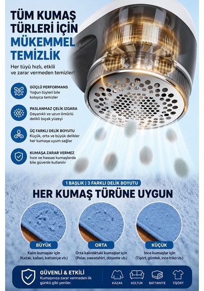 Şarjlı Tüy Toplama Makinesi 1200mah Usb Şarjlı Kumaş Tiftik Temizleyici Kazak Koltuk Battaniye İçin Gri