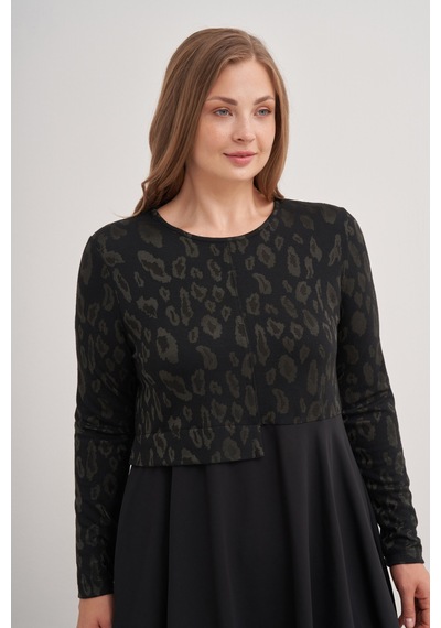 Aker 24aw15747112 Büyük Beden Tunik 24aw15747112 044 Haki