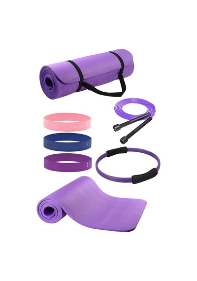 10mm Pilates Minderi, Pilates Çemberi Güç Ve Denge İçin Pilates Seti, Aerobik Bant, Atlama İpi Genel