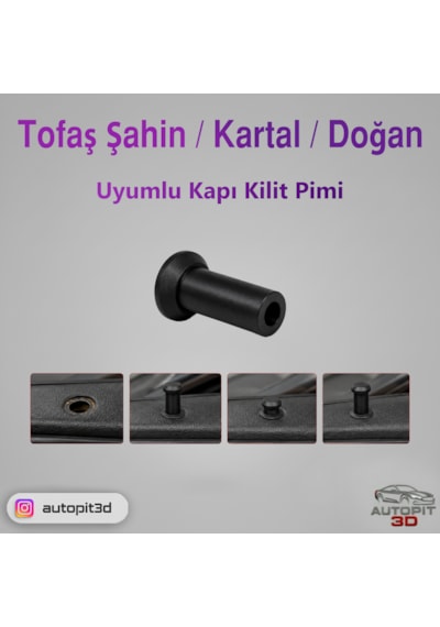 Tofaş Şahin / Kartal / Doğan Uyumlu Kapı Kilit Pimi 4 Adet