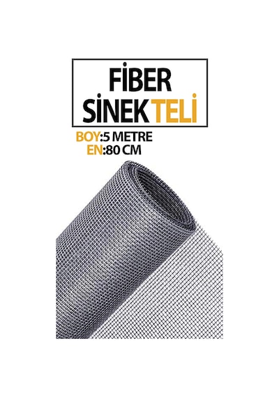 Fiber Sinek Teli En 80 Cm Boy 5 Metre