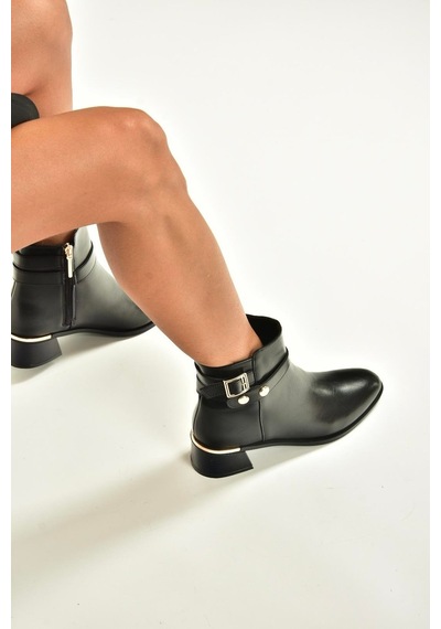 Fox Shoes V518978109 Siyah Kalın Alçak Topuklu Kadın Bot Siyah Fox Shoes V518978109 Siyah Kalın Alçak Topuklu Kadın Bot Siyah
