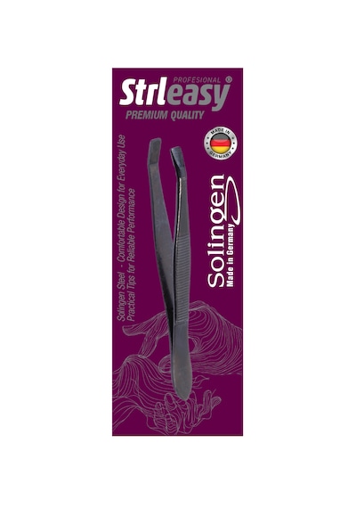 Strleasy 6216 Solıngen Siyah Çelik Cımbız - İnce Uç