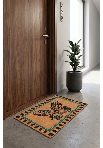 Villadia Home Textile Kapı Önü Paspası Kaymaz Taban Dekoratif Paspas Ev Giriş Antre İç Ve Dış Mekan Paspası 45x70 Cm 8ypycoco