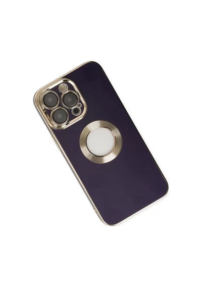 Newface  Apple  Uyumlu iPhone 13 Pro Kılıf Store Silikon - Derin Mor