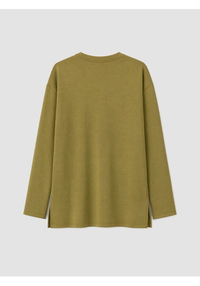 LC Waikiki Lc Waıkıkı Yeşil Soft Touch Kadın Sweatshirt Tunik