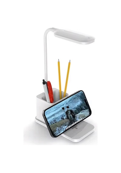 3 Mod Masa Lambası Ve Kablosuz Şarj Aleti Ultra Hızlı Şarjlı İphone Samsung Xiaomi Uyumlu
