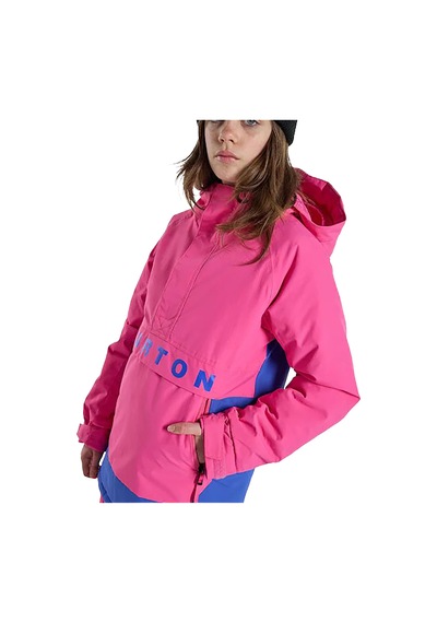 Burton Burton Kids' Frostner 2l Anorak Unisex Çocuk Pembe Snowboard Ceketi Fuchsia Fusion/amparo Blue Pembe Burton Burton Kids' Frostner 2l Anorak Unisex Çocuk Pembe Snowboard Ceketi Fuchsia Fusion/amparo Blue Pembe