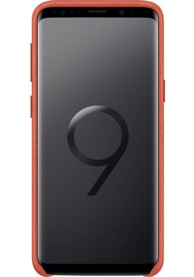 Galaxy S9 İle Uyumlu Alcantara Kılıf Red Ef-xg960aregww